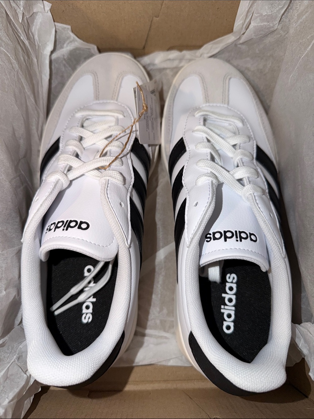 Adidas Barreda Sneaker - Men's 8.5 - White & Black